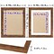 Brown 8x10 Picture Frame with Mat for 6x8 Display, Rustic Desk Wall Photo Frame for Horizontal and Vertical, 1 Pack